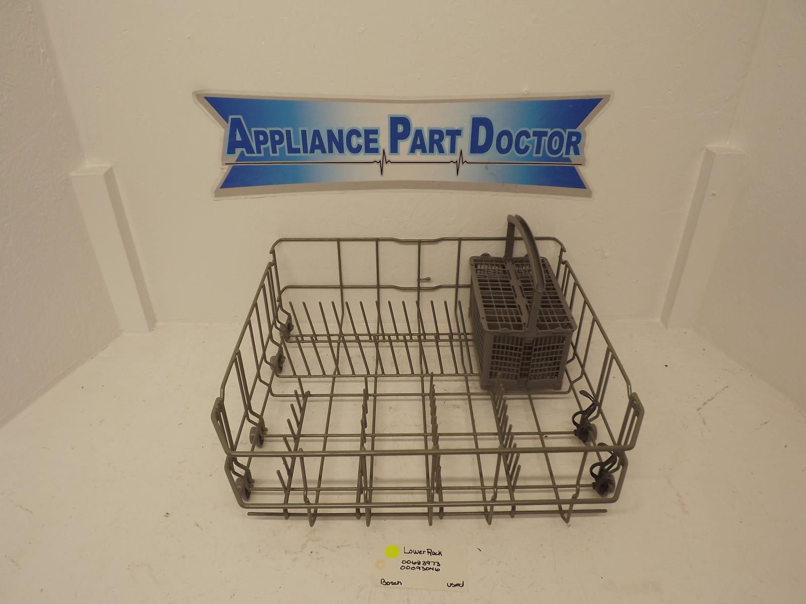 Bosch Dishwasher 00683973 00093046 Lower Rack Used Bosch Dishwasher 00683973 00093046 Lower Rack Used